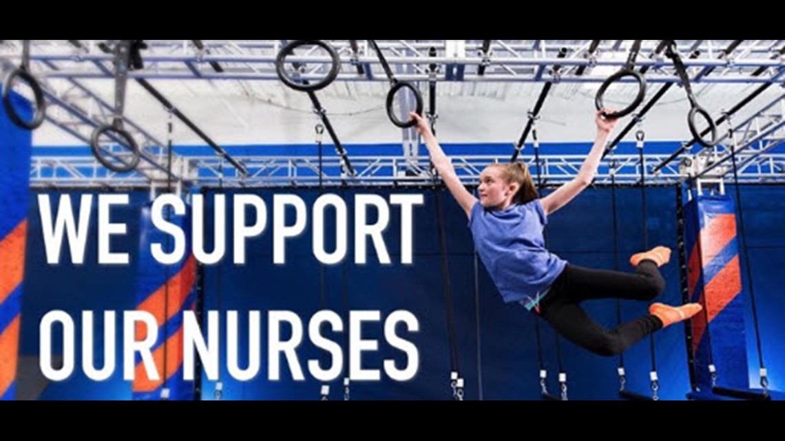 Sky Zone Toledo offering free jumps to families affected by nurses