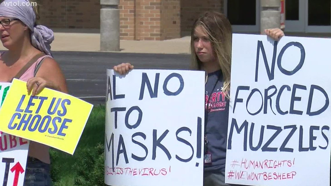 Parents of Clay High School students protest school's mask mandate - Vimarsana News