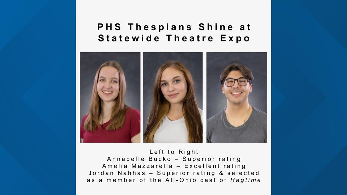 Three Perrysburg students receive high ratings at Ohio theatrical expo