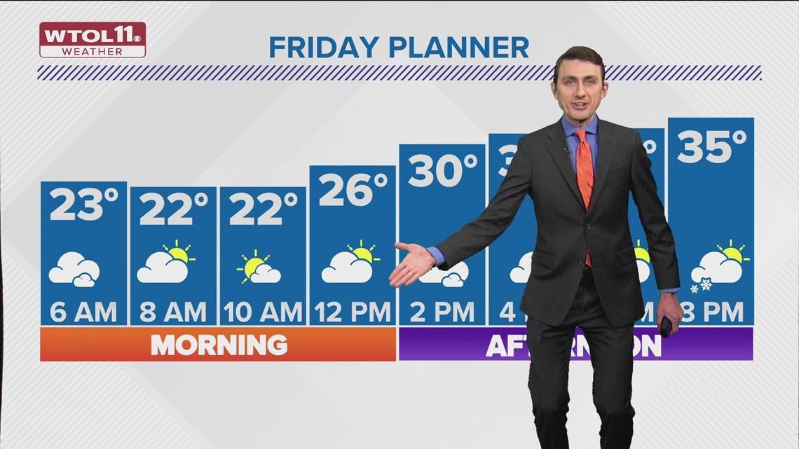 Black Ice, Slick Roads Develop Friday Morning Before Light Snow, Wind ...