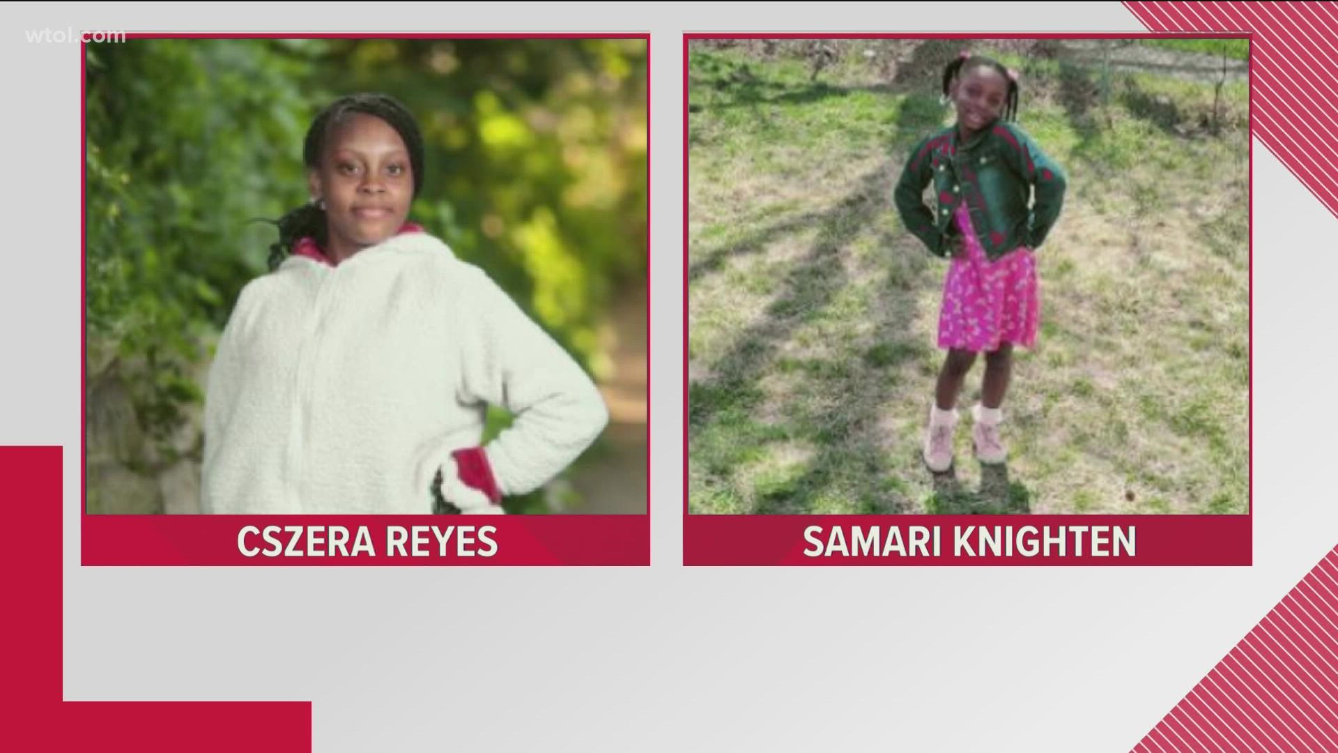 13-year-old Cszera Reyes and 7-year-old Samari Knighten were found Tuesday after they were missing for five days. Hours later, police say they went missing again.