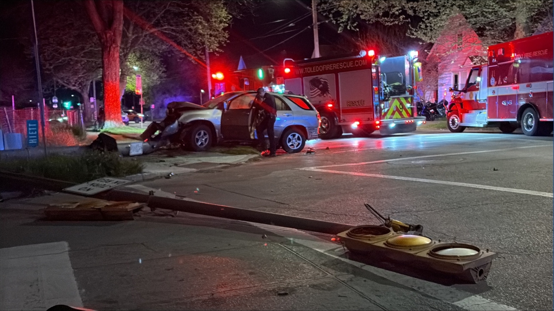 Driver taken to hospital after crash on South Avenue Sunday