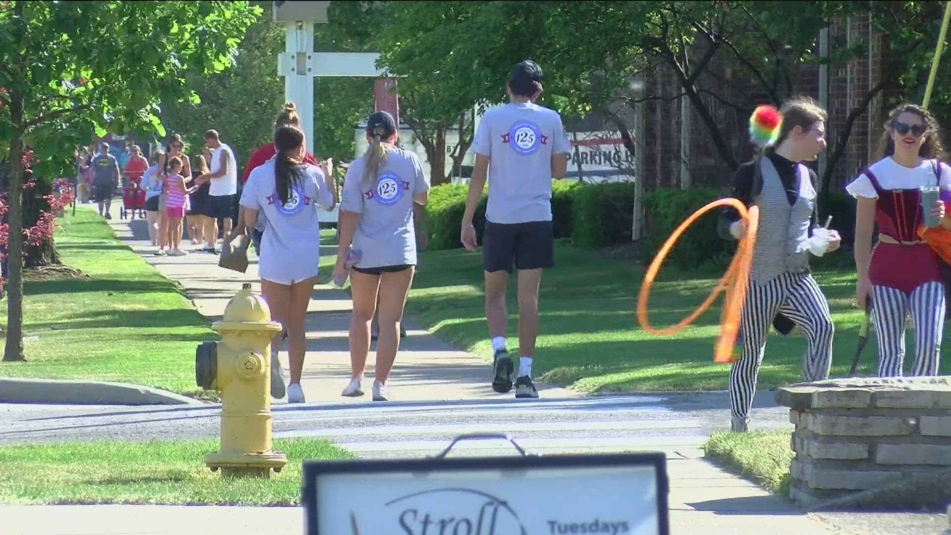 Rossford residents kicked off Stroll the Street on Tuesday as the community celebrates its 125th anniversary.
