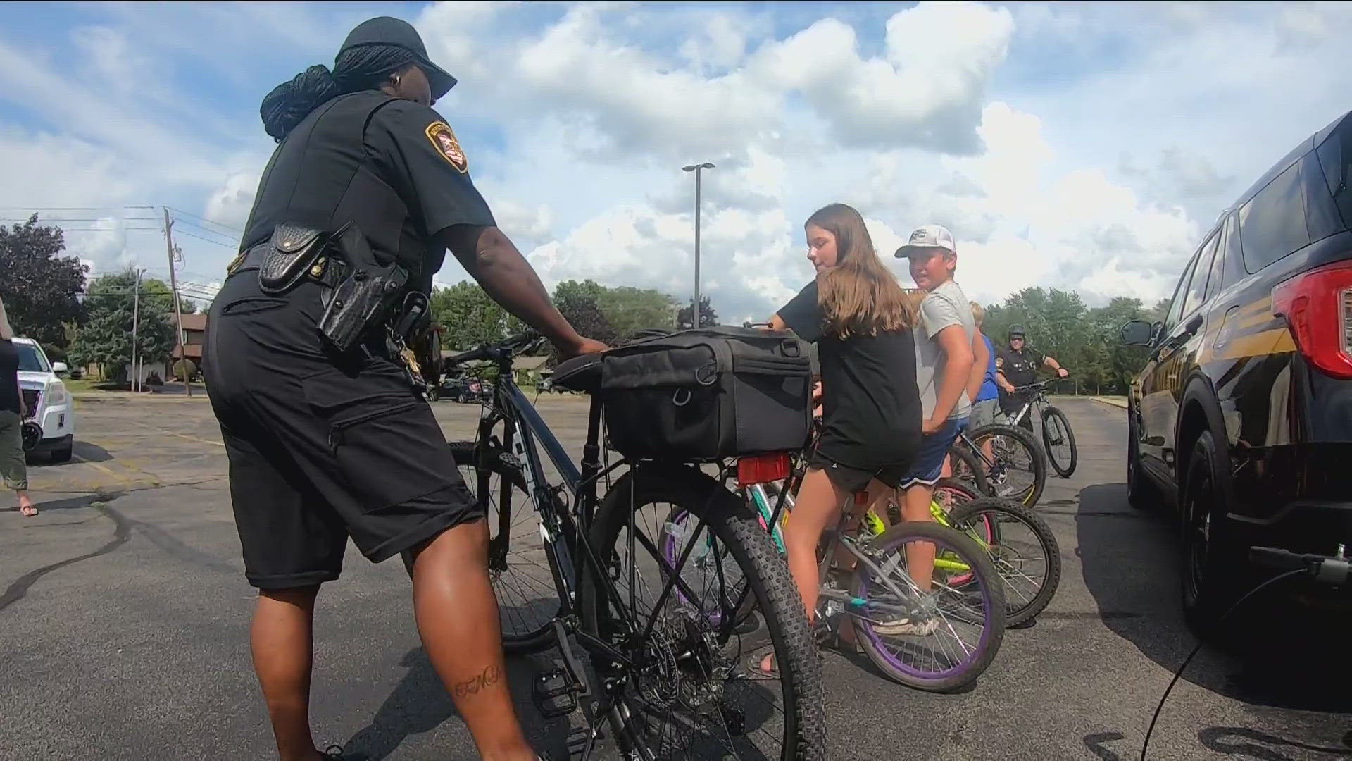 Members of the new bike patrol team say it offers a chance to better connect with the community.