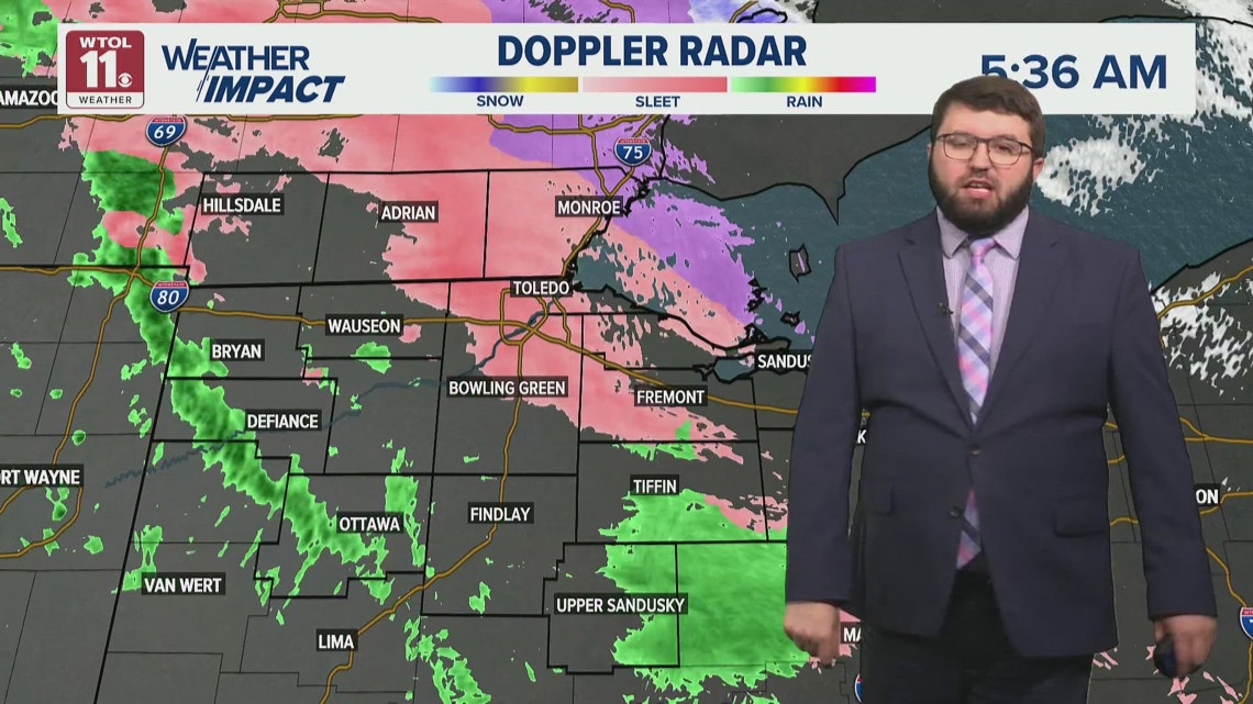 Damp, slick Friday brings wintry mix and rain | WTOL 11 Weather | wtol.com