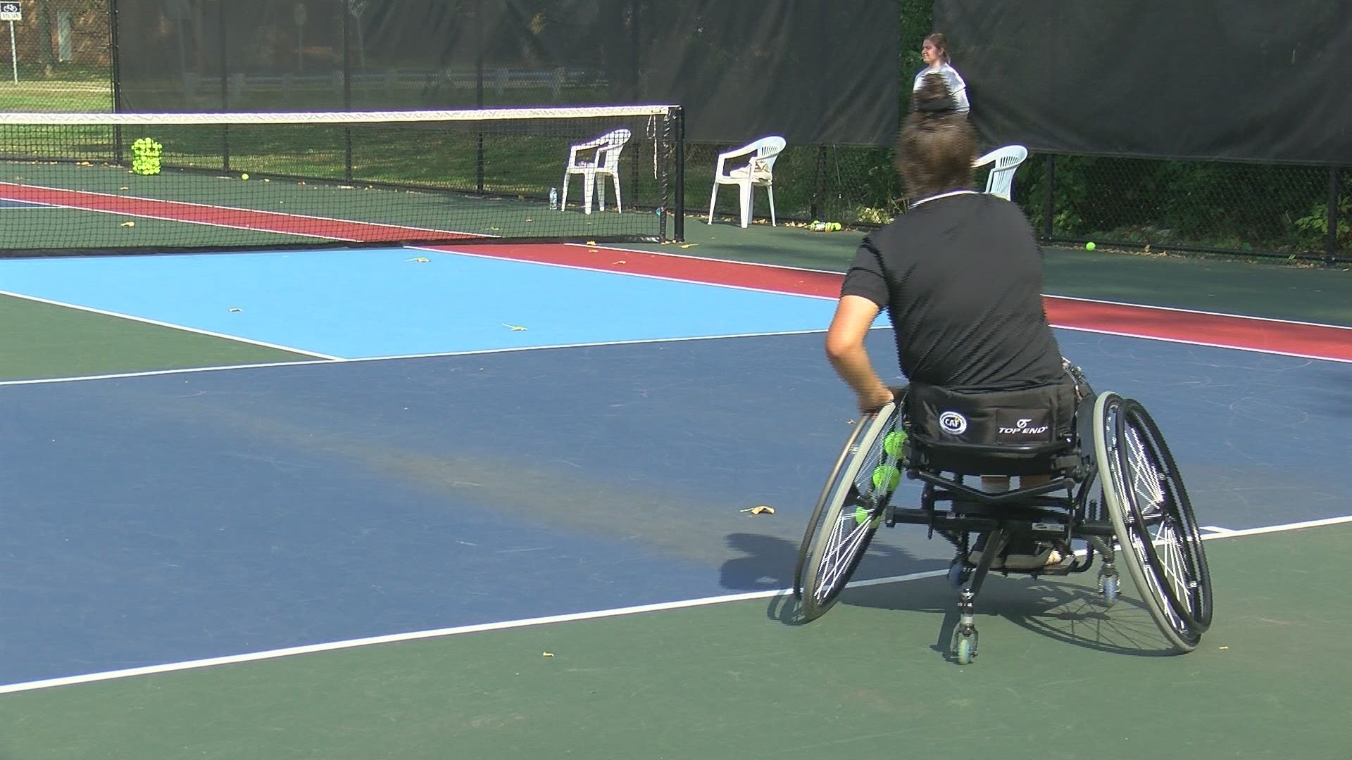 The adaptive sports program allows everyone to participate and have a great time. Bringing wheelchair tennis to the area helped fill a need.