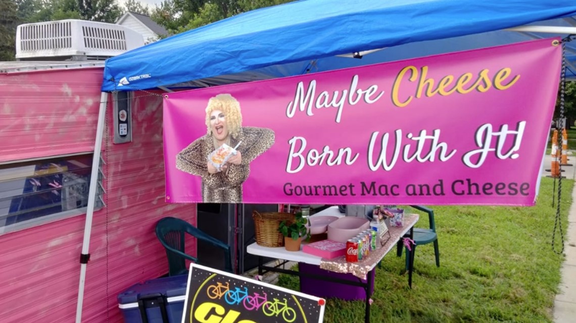 Toledo food truck serving mac and cheese with a drag queen flair competing on national TV