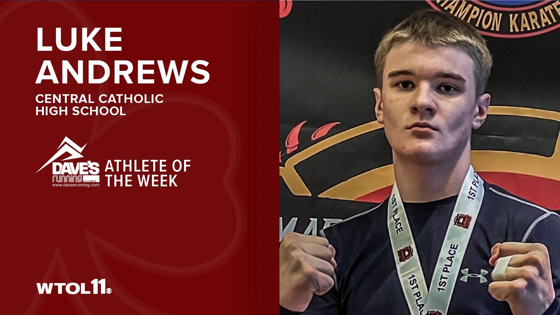 Andrews became Central Catholic's first gold medalist for the martial arts club at the tournament of champions.