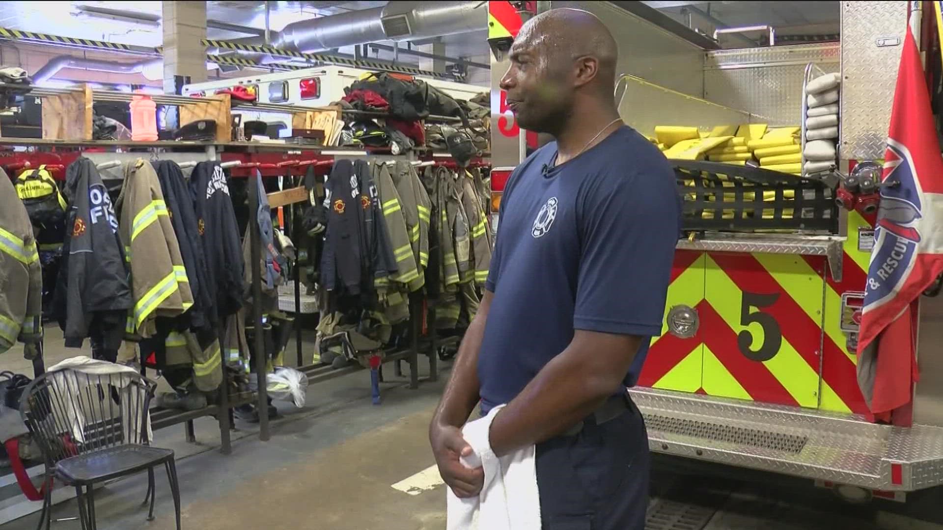 During a ride-along Wednesday, Toledo Fire personnel share their experience of what it takes to save lives when it's dangerously hot outside.