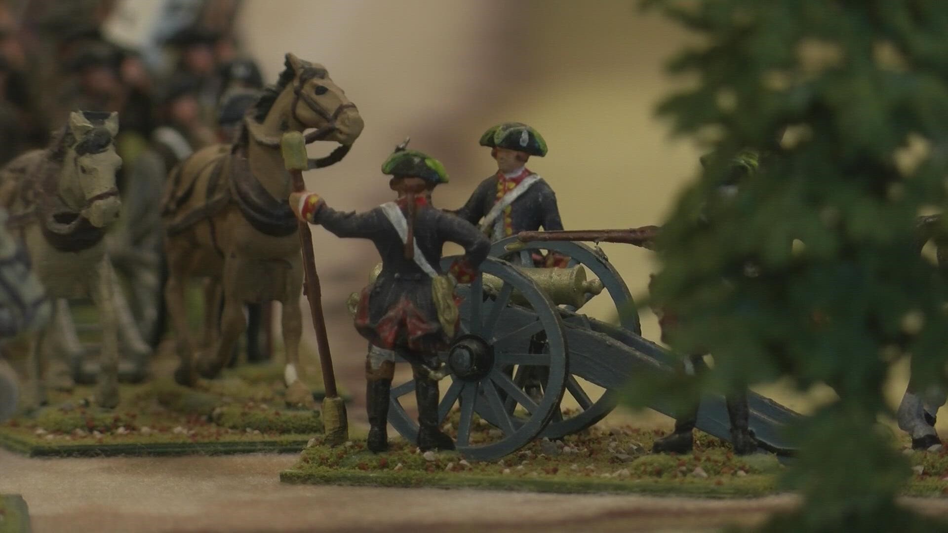 Historic gamers converged on Fort Meigs on Saturday for "World at War: Miniature War Gaming".