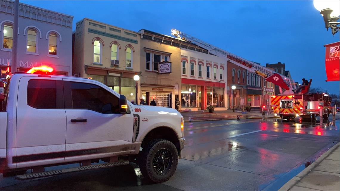 Fire Shuts Down Downtown Blissfield Business, Apartments | Wtol.com