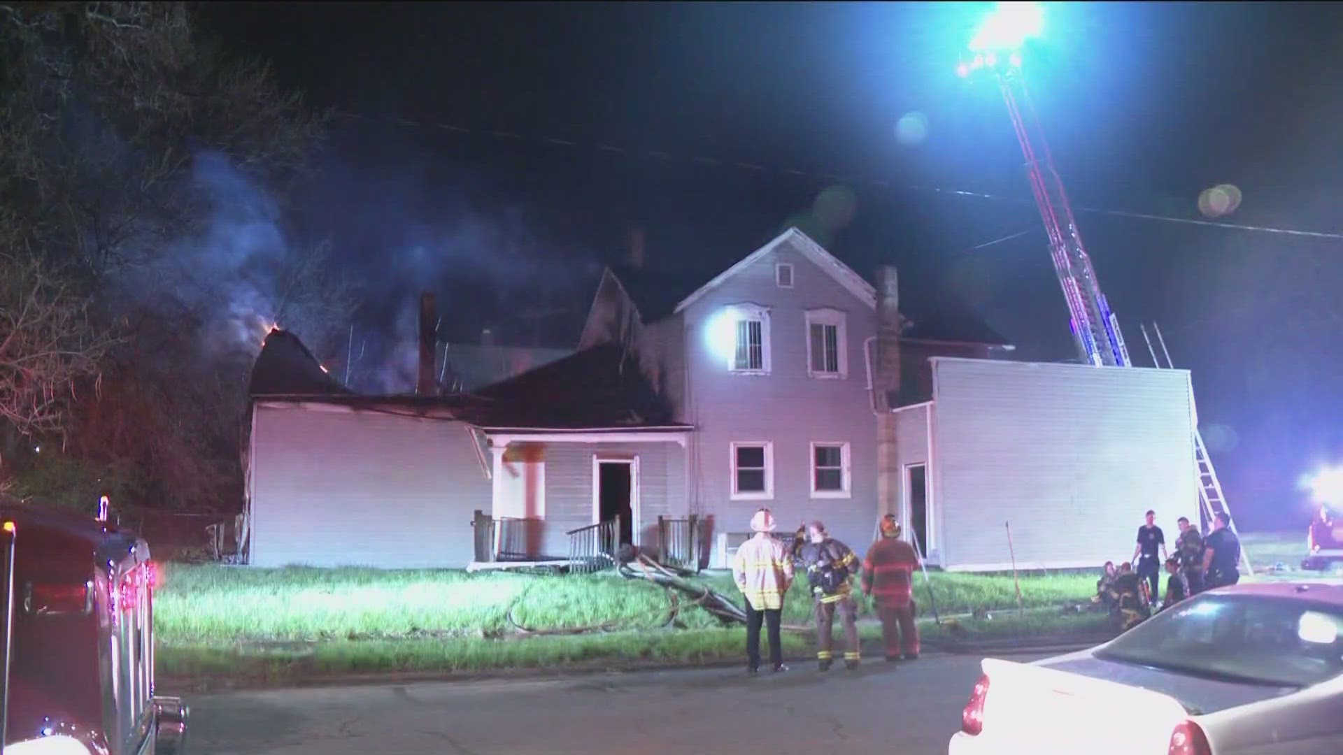 Two vacant house fires occurred on the same street in central Toledo within 24 hours. A third occurred in south Toledo.