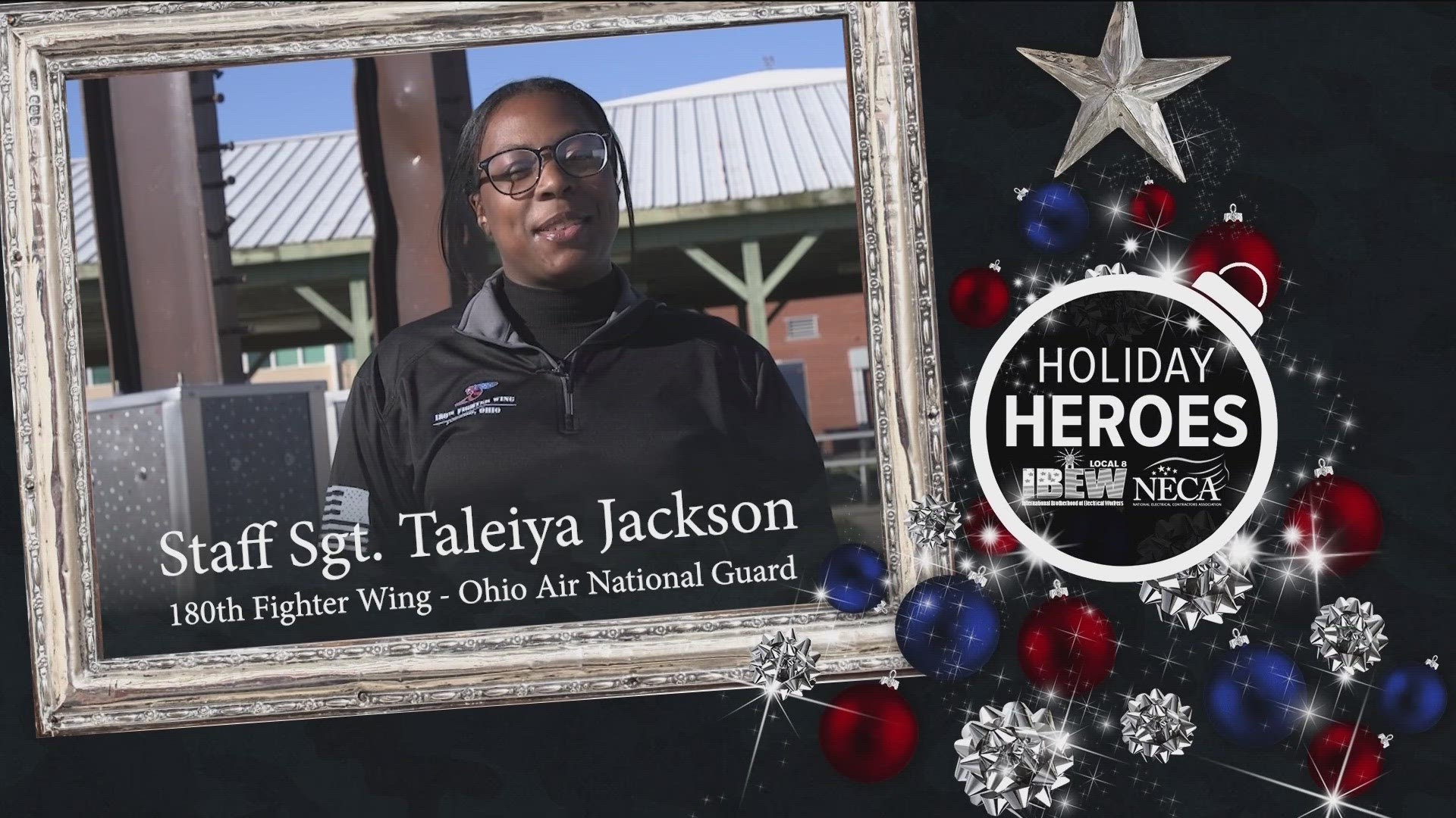 Honoring Staff Sgt. Taleiya Jackson of the 180th Fighter Wing.