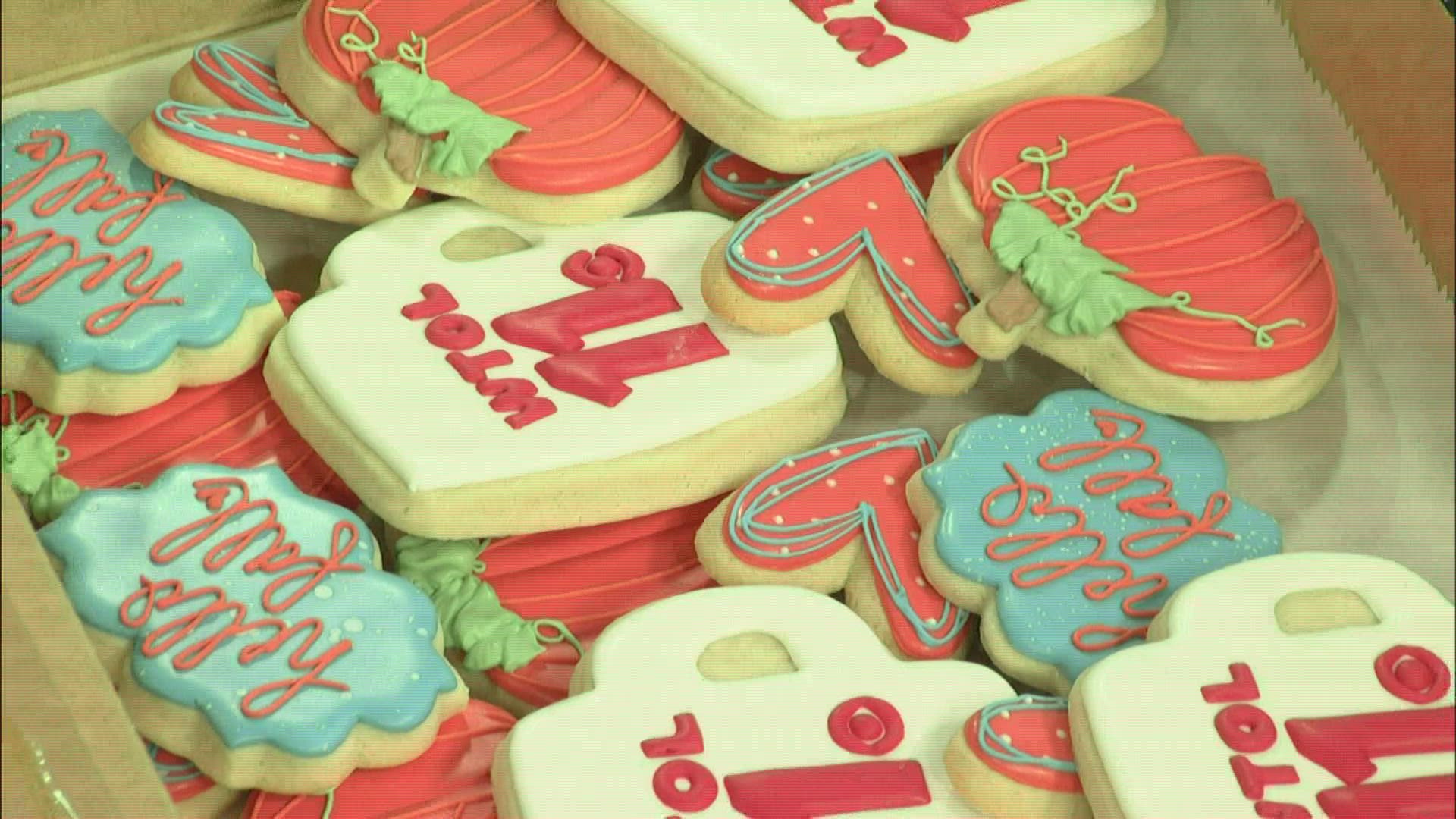 Emily Waidelich, of "Emily's Custom Cookies" located in Weston, OH, joins WTOL 11 for their first “Bake Off” segment. She brings the treats and tools to remake her d