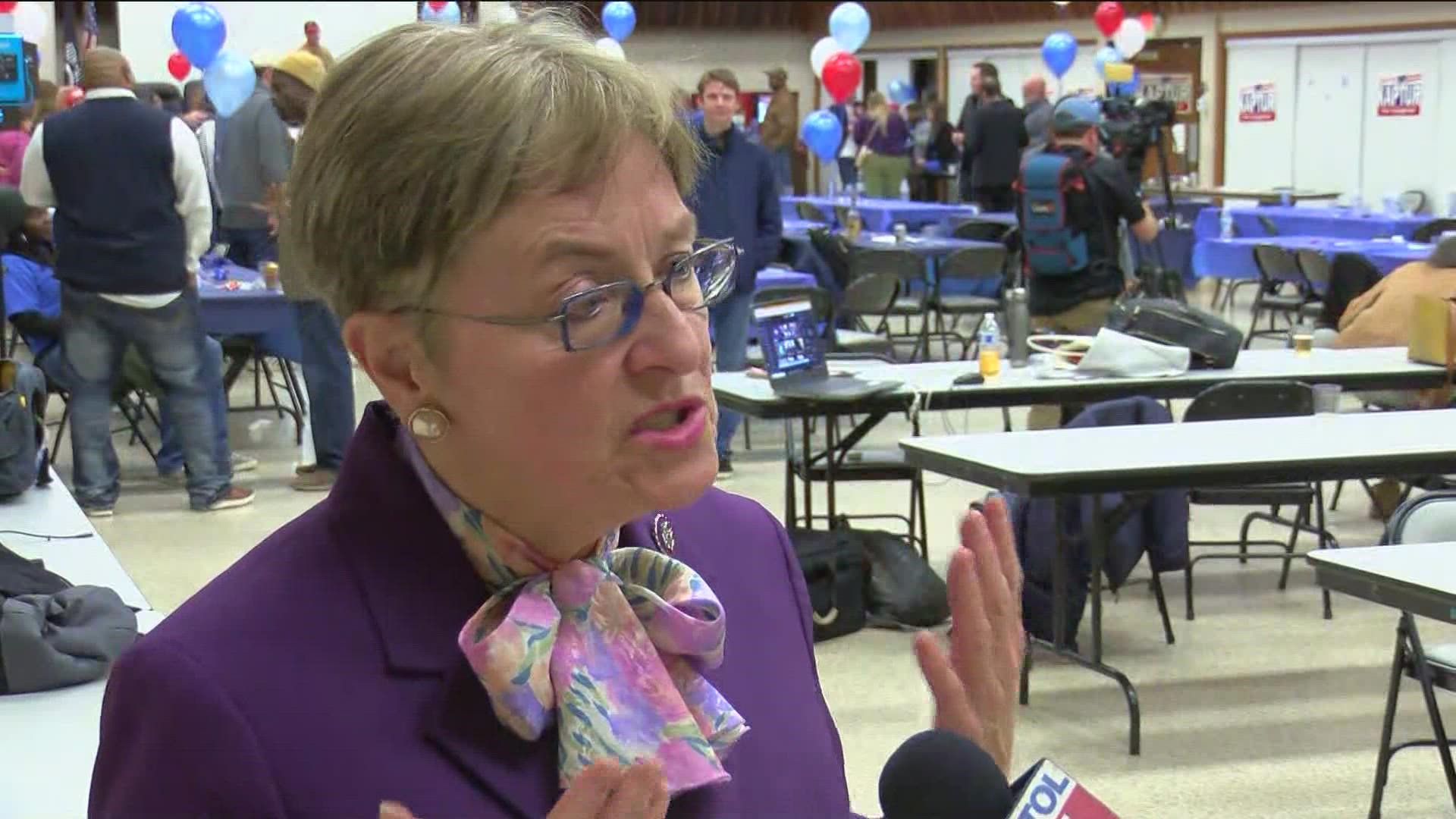 Democrat Marcy Kaptur wins another term in Congress, defeating J.R. Majewski in the newly redrawn 9th district.