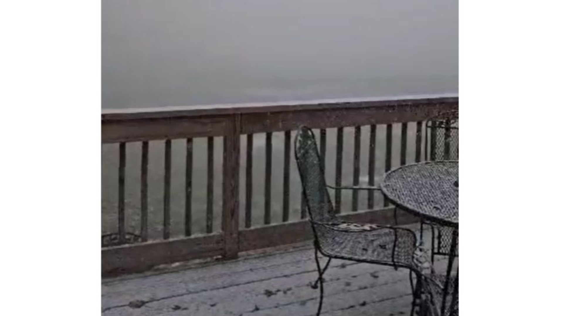 Video from Robin Rachow Malone in Swanton shows heavy snowfall Tuesday evening.