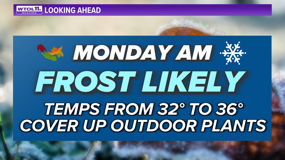 It's A Little Late, But The Season's First Frost Is Coming Early Monday ...