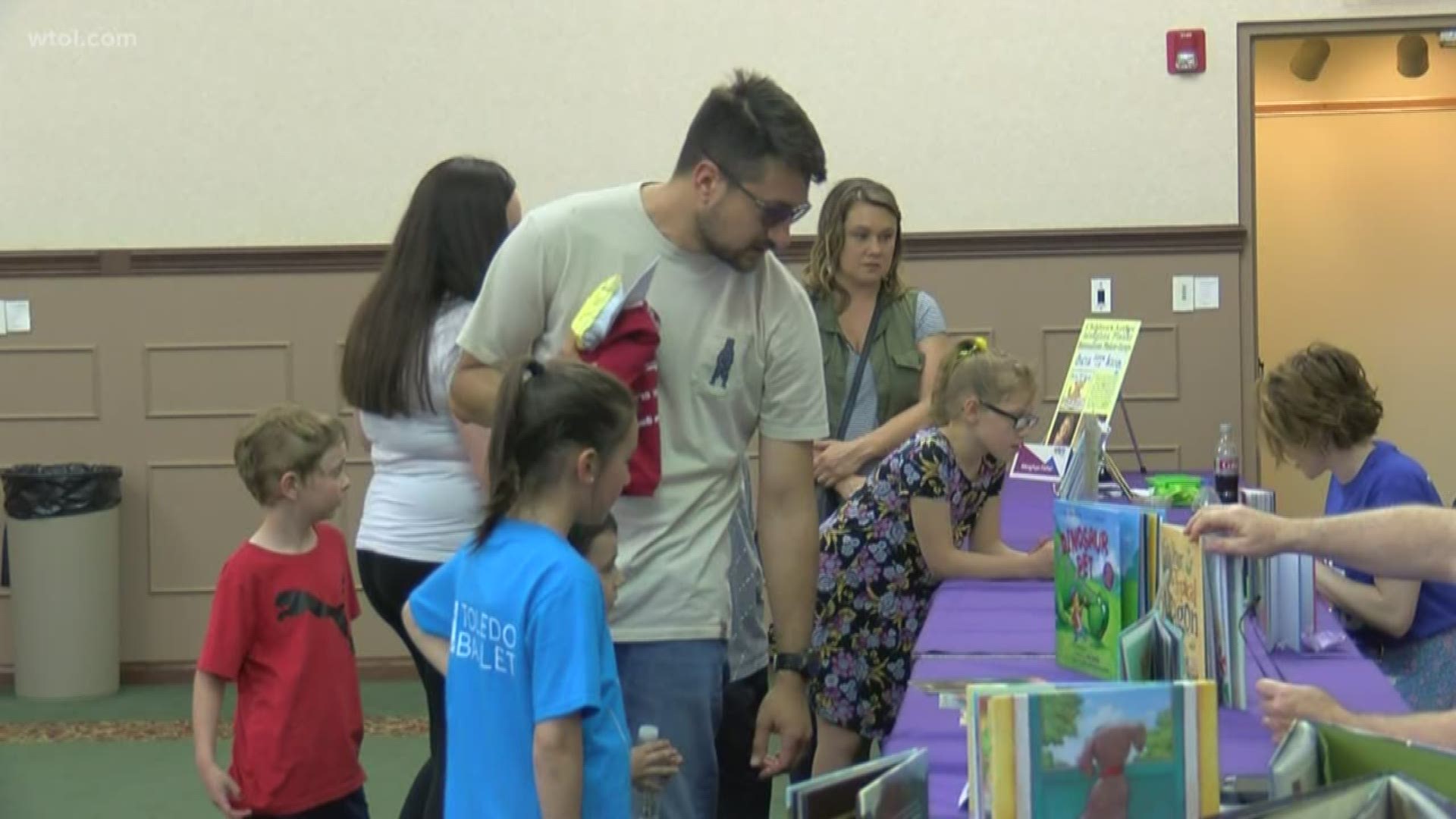Festival to encourage kids to read gathers authors and illustrators at the Maumee Public Library.