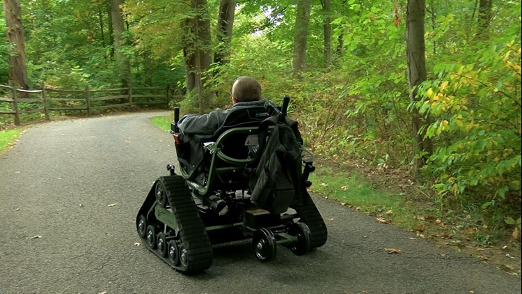 All-terrain wheelchair allows people of all abilities to explore Oak Openings Metropark