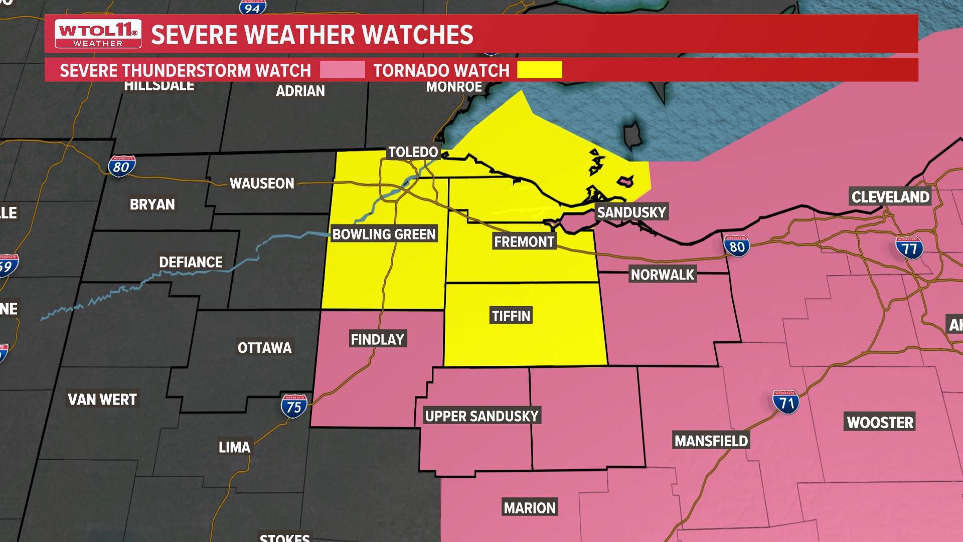 ALERT DAY: Strong to severe storms possible Tuesday afternoon | wtol.com