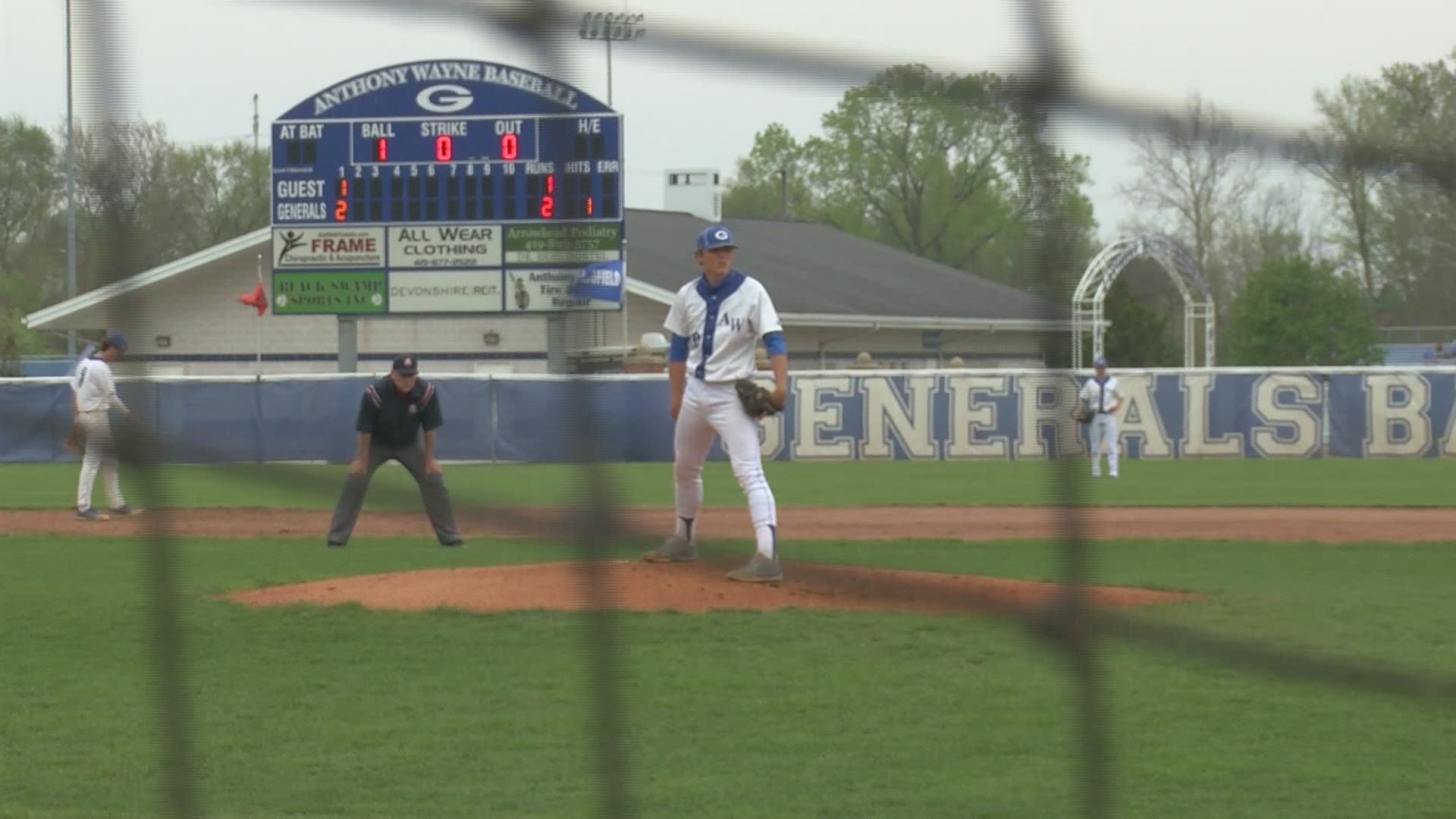 Less than three weeks ago, Roder awoke from a nap in excruciating pain. After an emergency appendectomy, he made his return to the mound for the Generals.