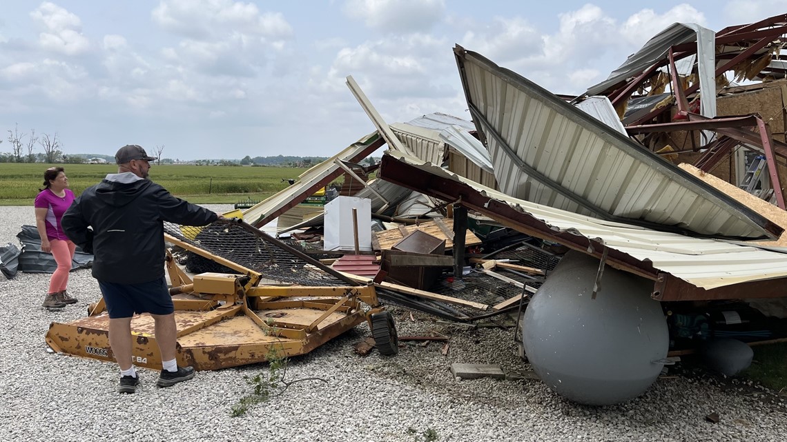 Tornado tears up dairy farm in Ottawa County; locals help recover - Vimarsana News