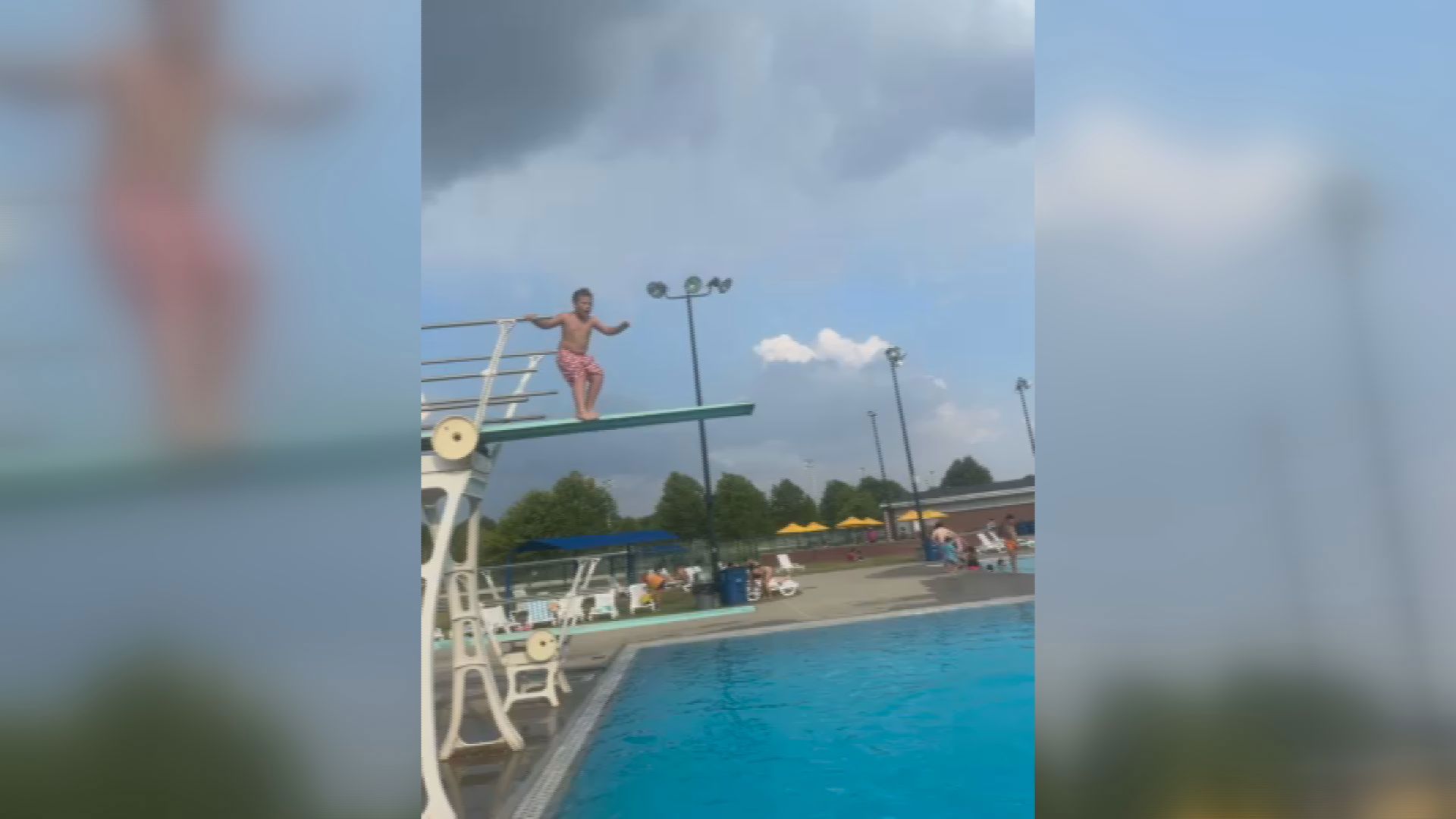 Ethan Beer fell from about 10 feet in the air at Perrysburg Municipal Pool on June 17.