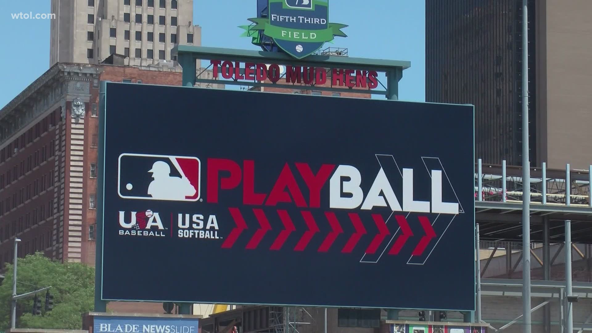 The MLB teamed up with the Mud Hens to host the free event in hopes of growing the game of baseball.