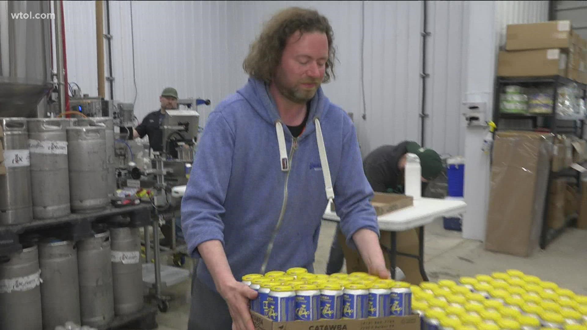 Catawba Island Brewing Co. brewed 500 gallons of the dry-hopped golden ale to raise funds for Ukrainian relief, with a second larger batch on the way.