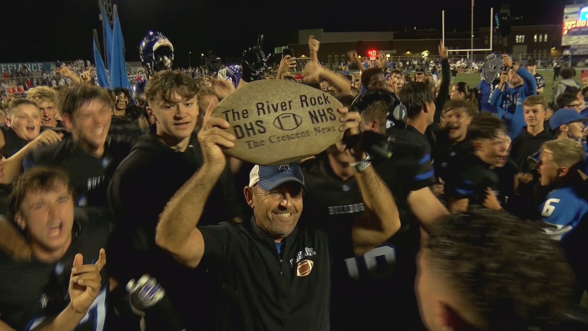 Large Rocks Scattered Defiance Bulldogs triumph in River Rock Rivalry thriller | wtol.com