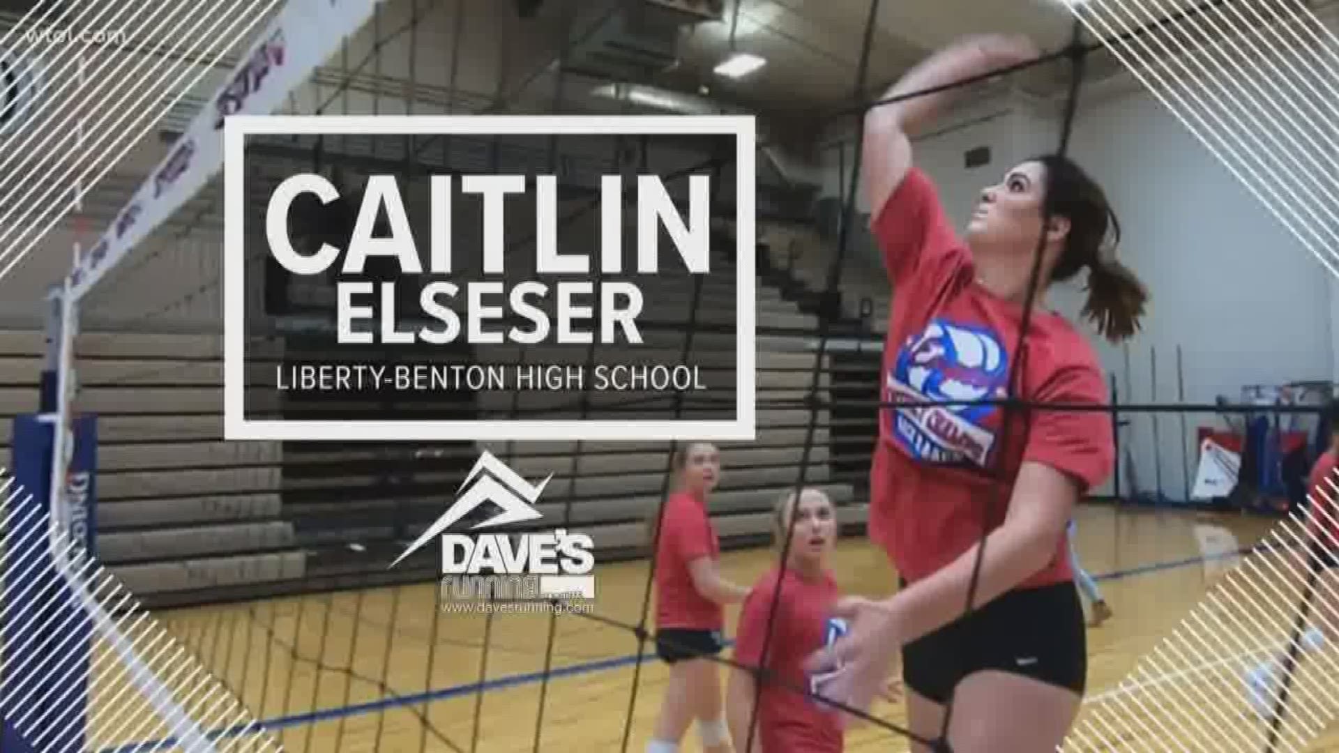 Senior Liberty-Benton volleyball player Caitlin Elseser hopes to lead her team to a state title on Saturday!