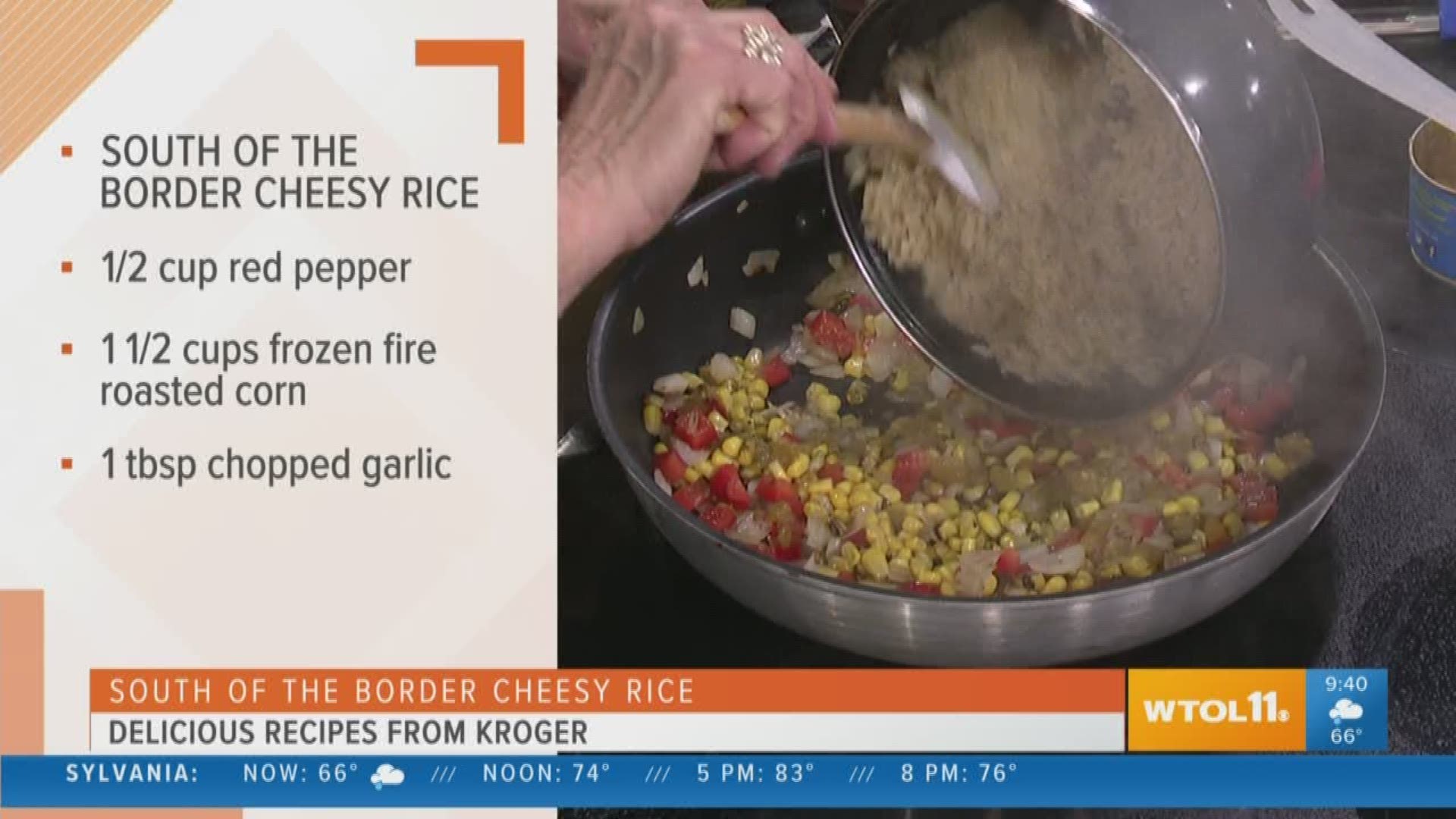 Go south of the border with this awesome cheesy rice recipe from Kroger!