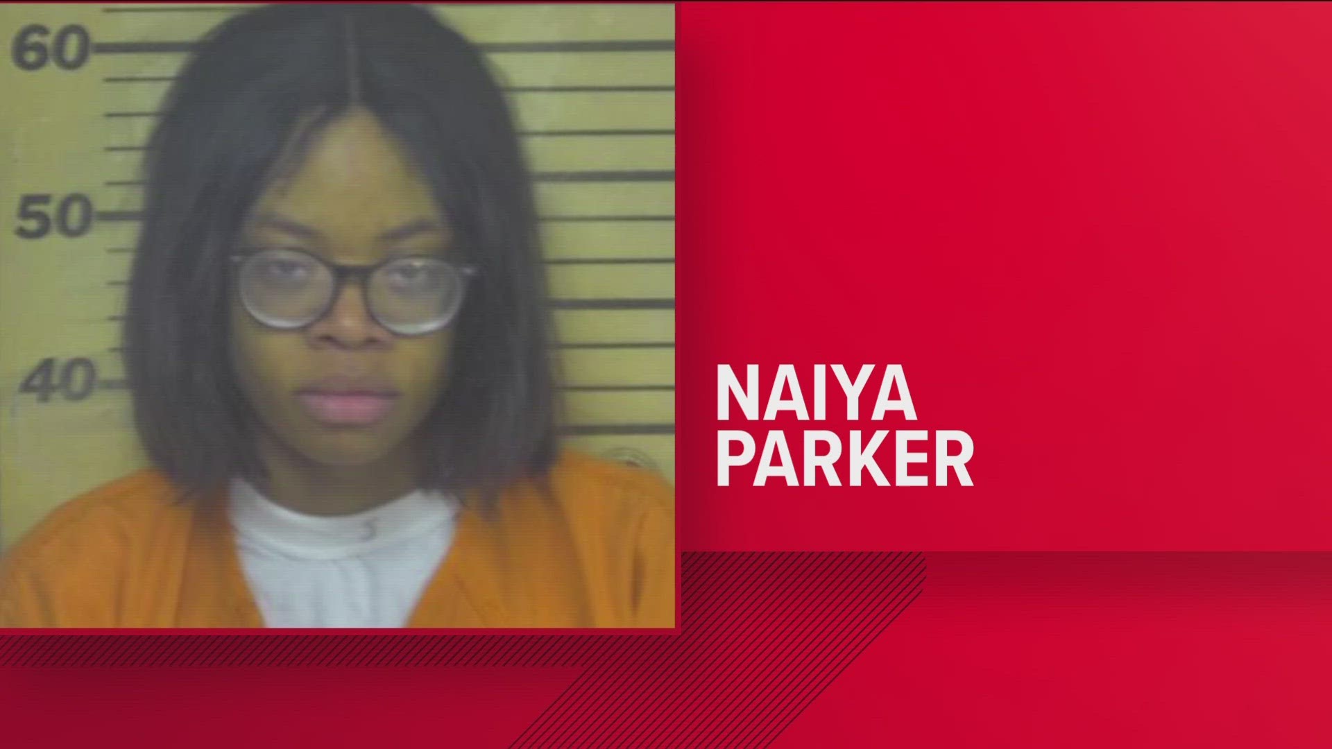 Naiya Parker, 24, is accused of leaving an approximately four-month-old child in a car in Williston, Ohio, for several hours Wednesday.