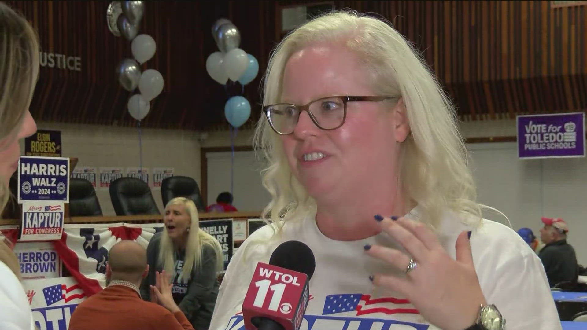 Lucas County Democrats chair Schuyler Beckwith gives a rundown of how her party feels about the current status of unofficial results across northwest Ohio.