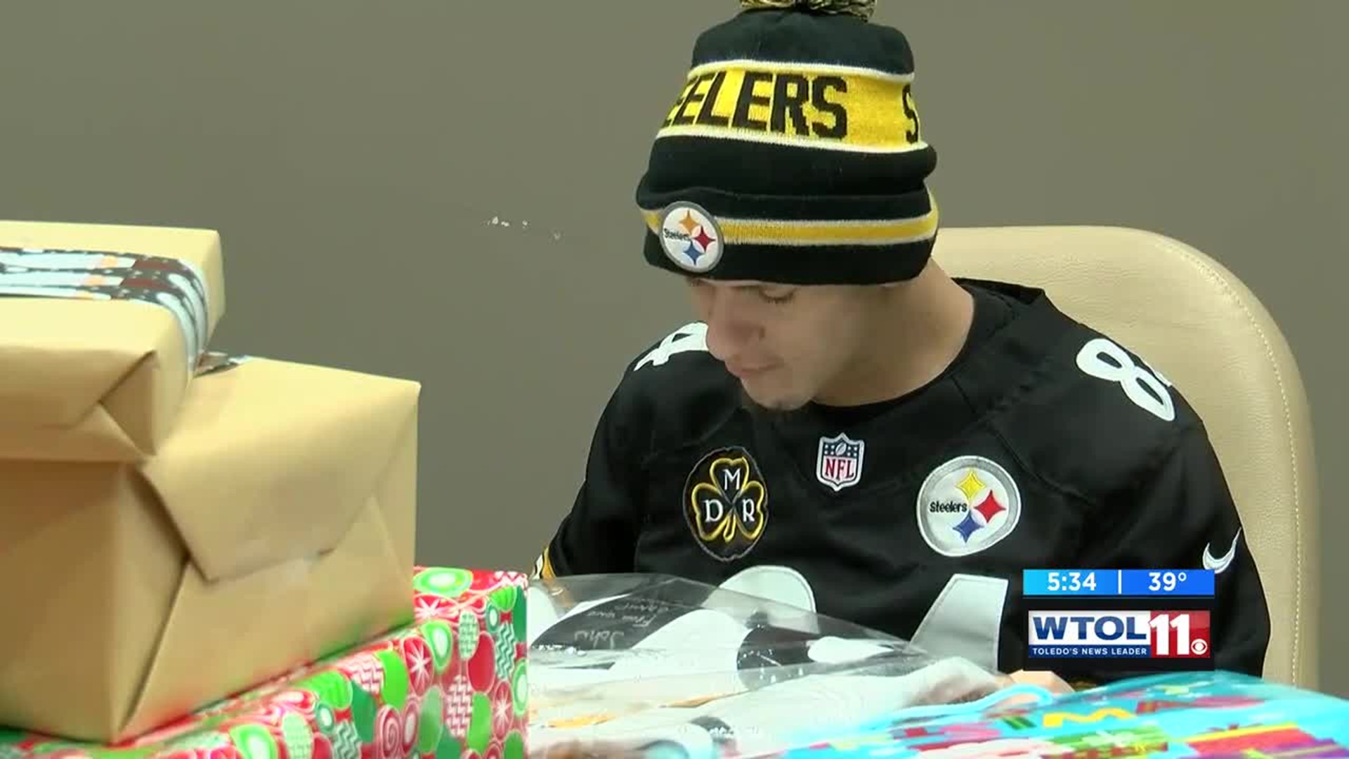 Local cancer patient, Steelers fan gets surprise gift from Hall of Famer
