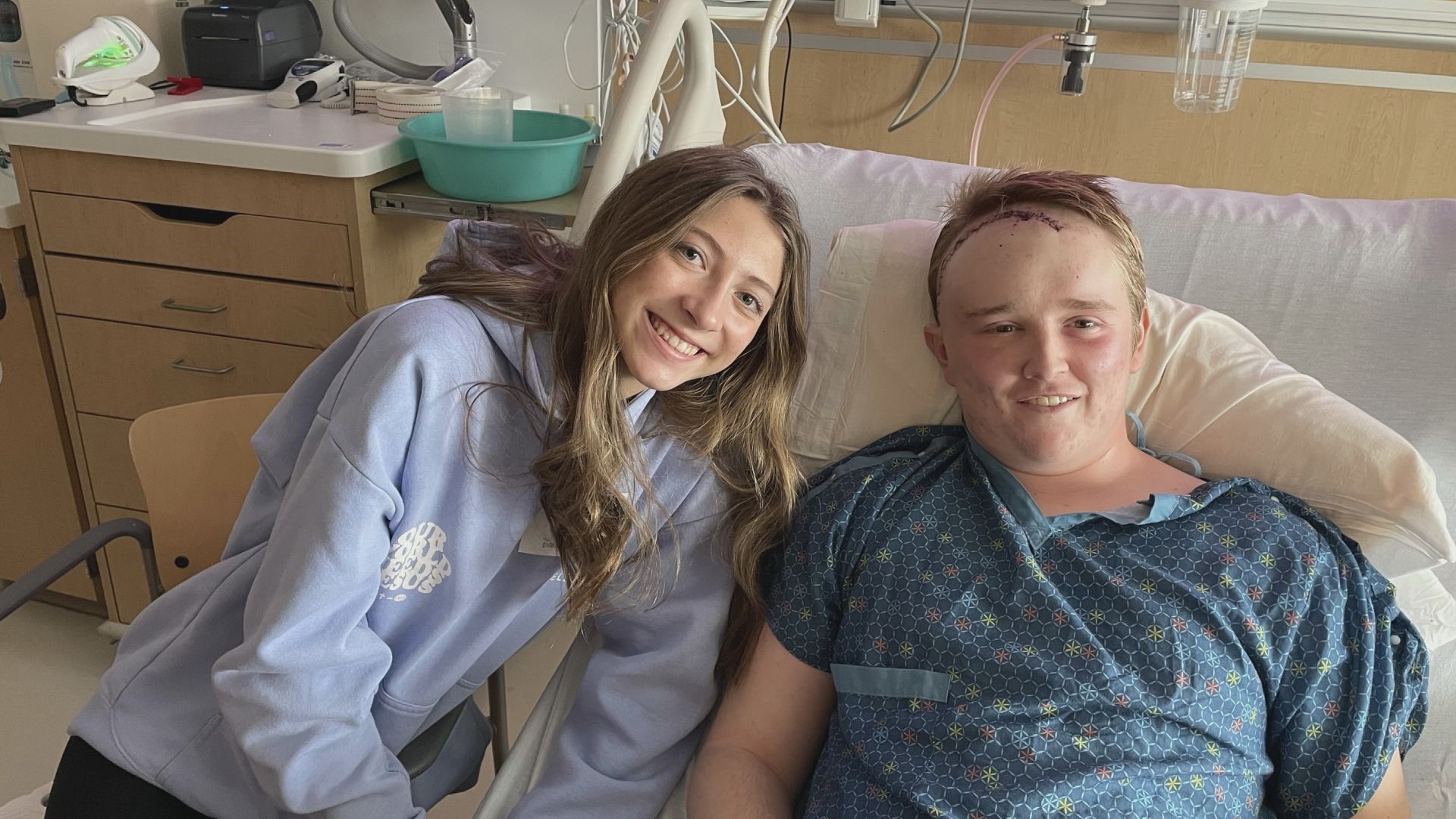 Connor Sons, a 16-year-old student at Cory-Rawson High School, was diagnosed with a tumor on his pituitary gland last month.