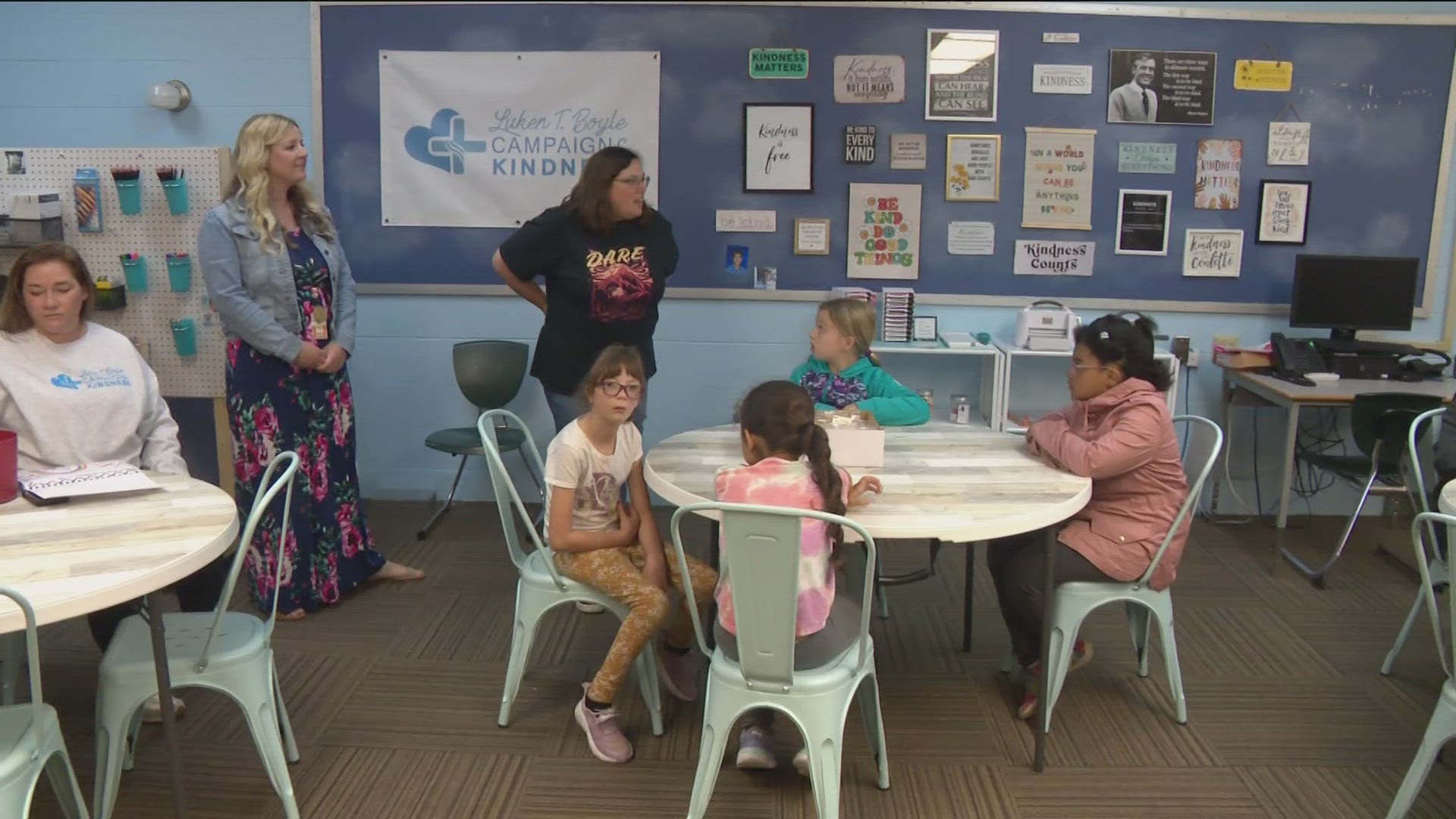 The Kindness Room at Crim Elementary is the first in Bowling Green. The Luken T. Boyle Campaign for Kindness helps schools open rooms to encourage kids to be kind.