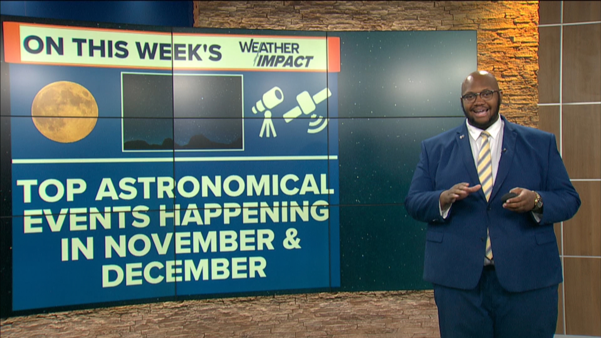 There are plenty of astronomical events to look forward to in November and December. Meteorologist Matt Willoughby breaks down which ones to keep an eye on.