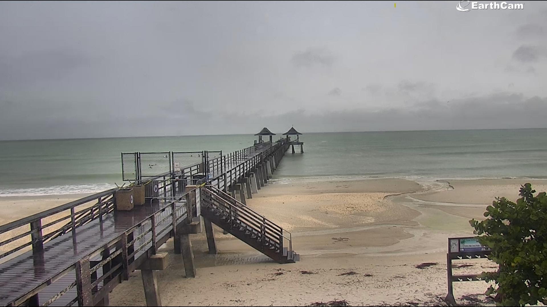 Watch a live cam from Naples, Florida, Courtesy of EarthCam. This is ahead of Hurricane Milton, which is expected to make landfall later this week.