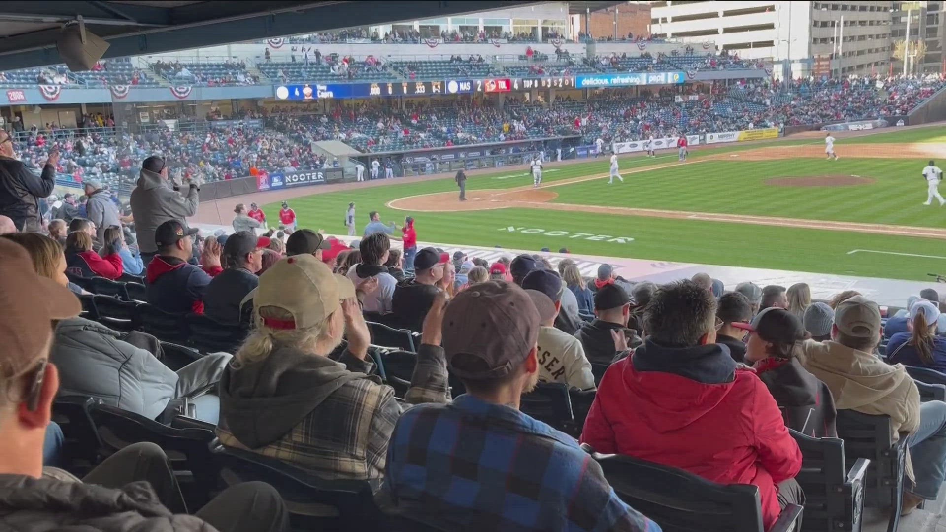 WTOL 11 was at Fifth Third Field all day long to capture the excitement of Opening Day.