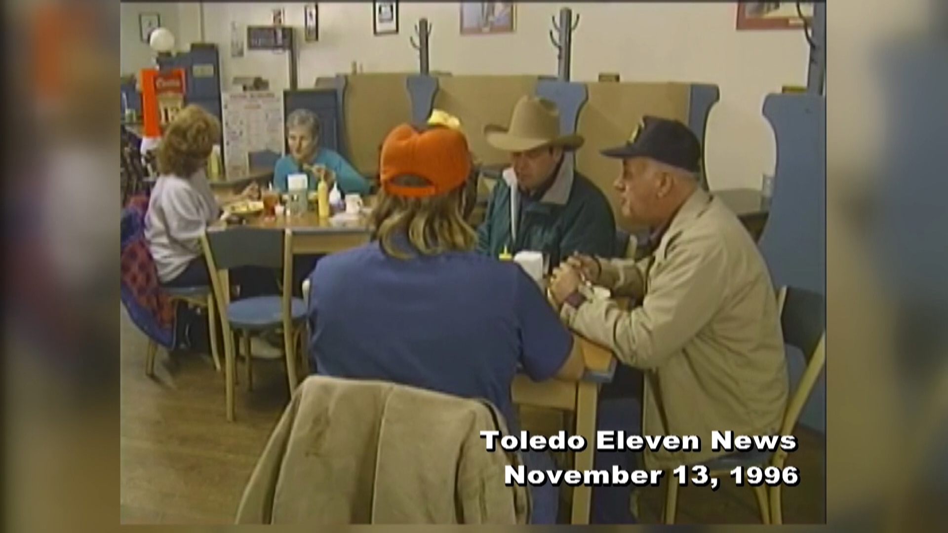 When the restaurant went up for auction in 1996, our Lou Hebert took a trip to Henry County to watch the bidding unfold, before introducing us to the new owners!