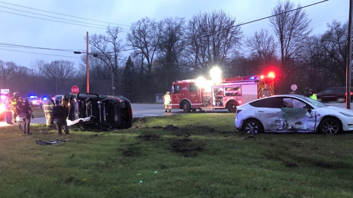 Sheriff's SUV flipped over in Swanton crash | wtol.com