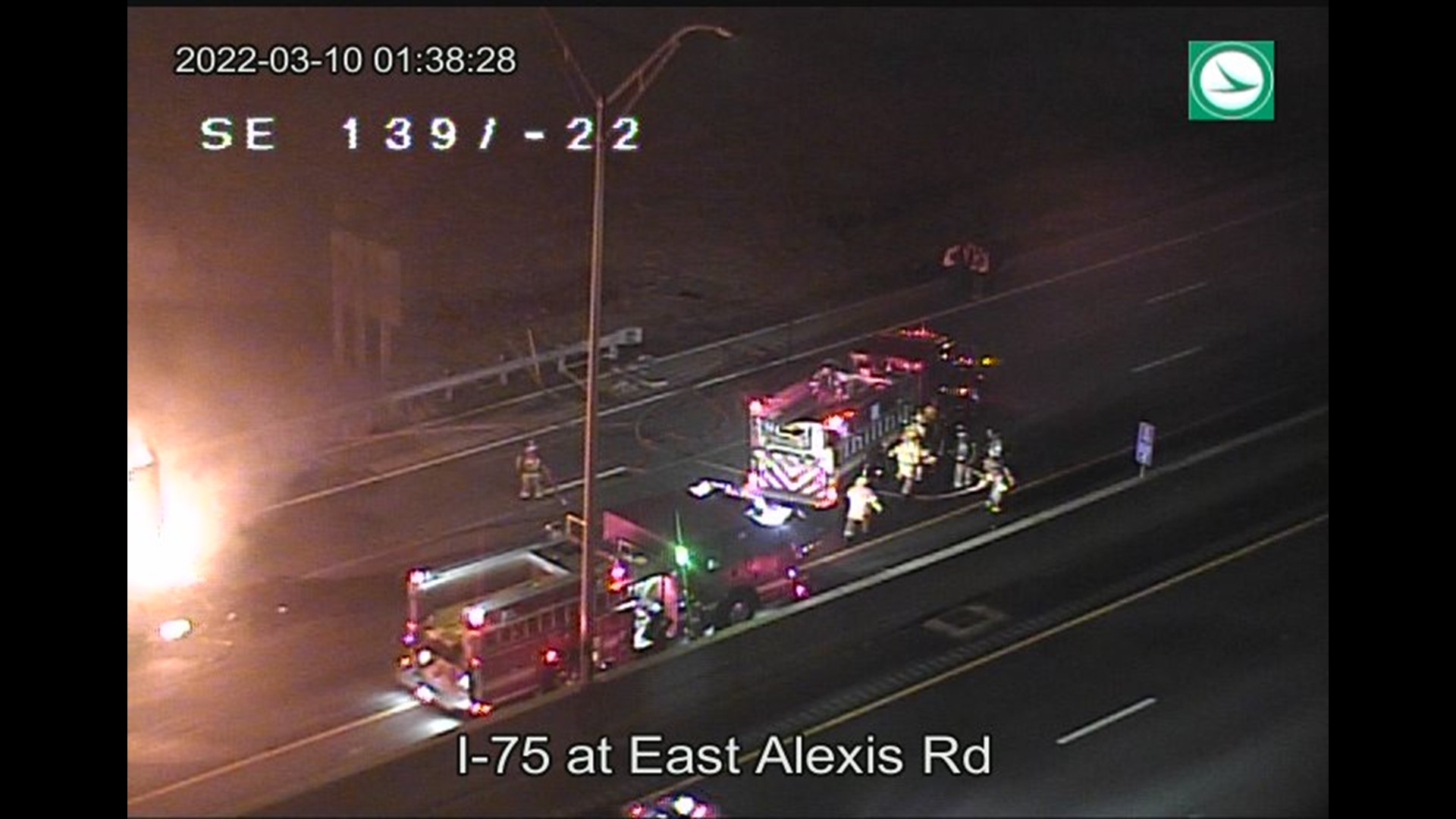Wrong way driver fleeing police causes crash, semi fire | wtol.com