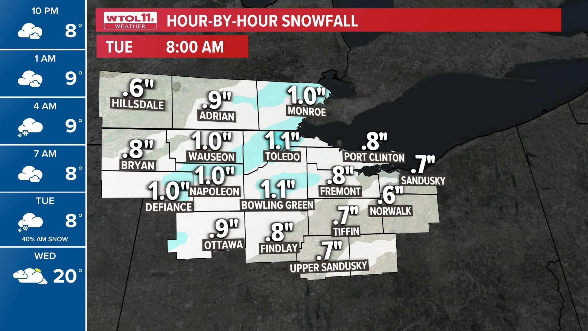 Cold weather, wind and snow prompts ALERT DAY warning for Tuesday ...