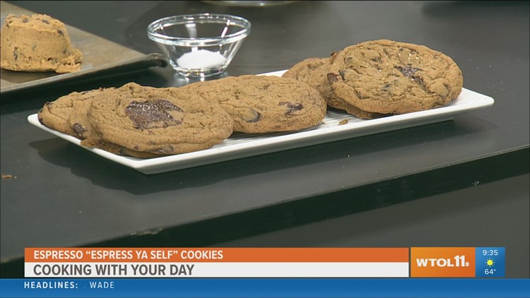 Chef Brianna Stewart shows you how to make espresso cookies (Part 2)