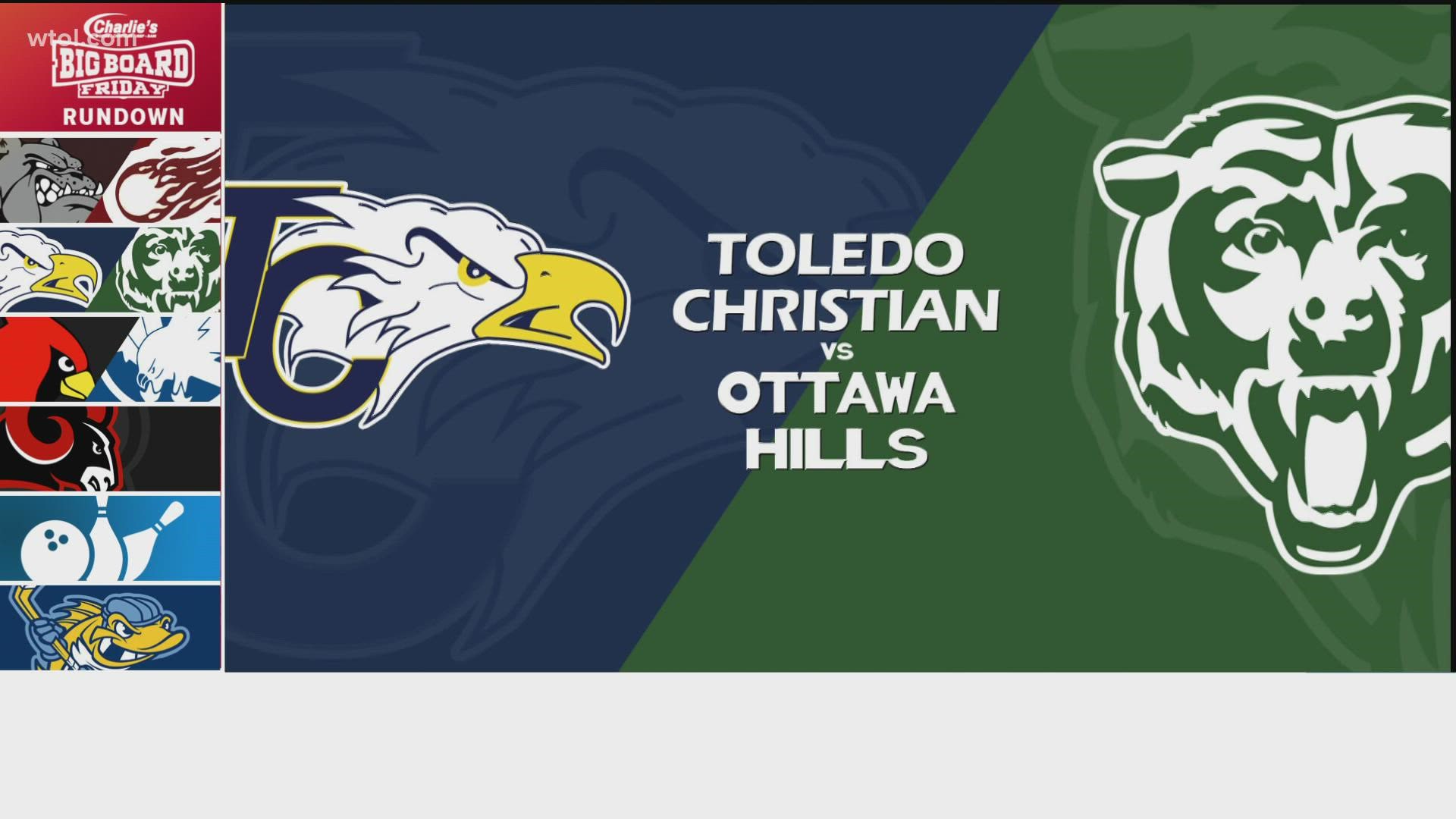 To the TAAC now. Ottawa Hills and Toledo Christian having a good season, both 3 and 1 in the league.
