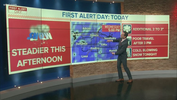 FIRST ALERT: More Snow Ahead Today
