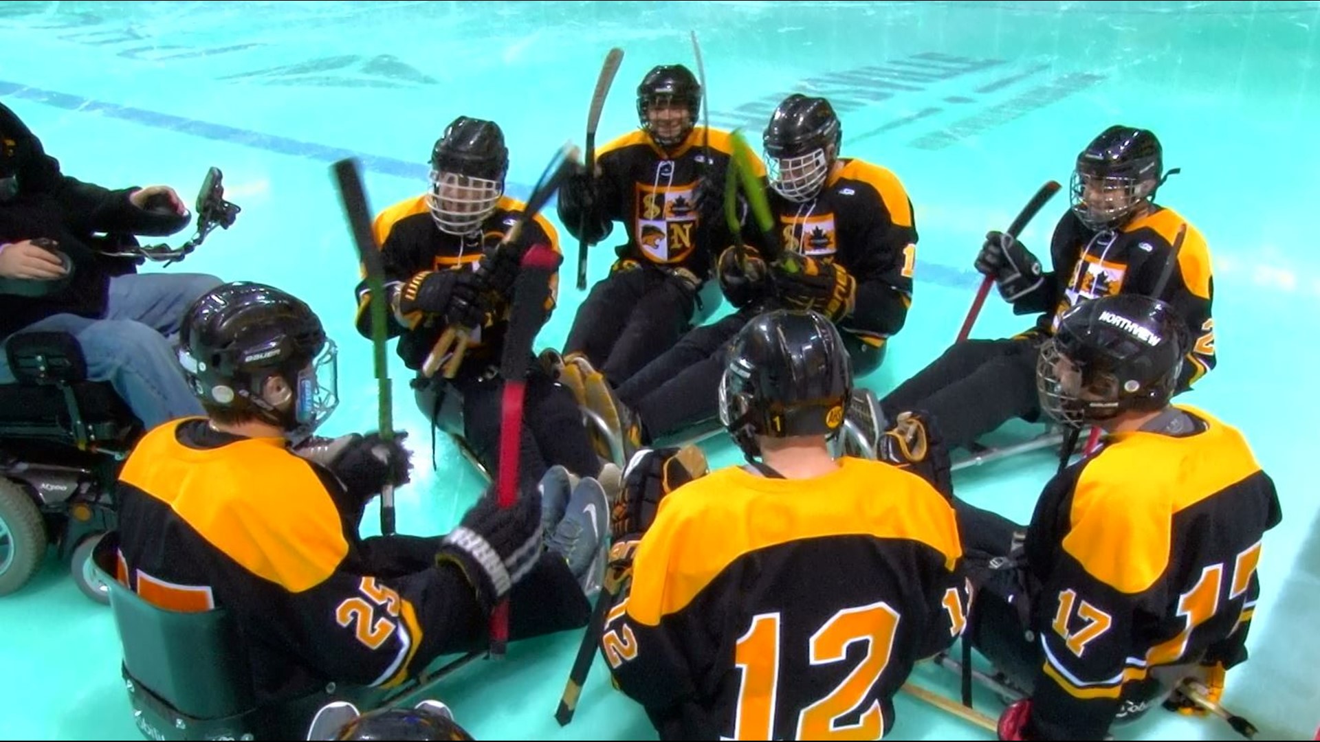 Sled hockey let's everyone compete, have fun