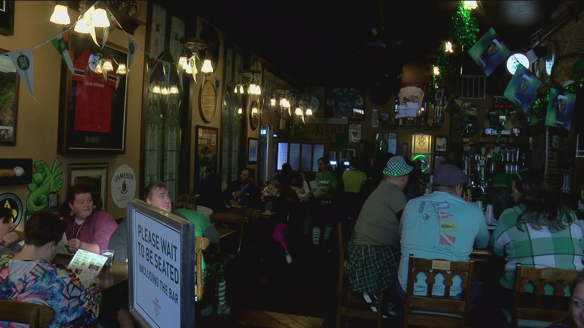 Many Toledoans were already wearing green and having fun Friday night ahead of Sunday's festivities.