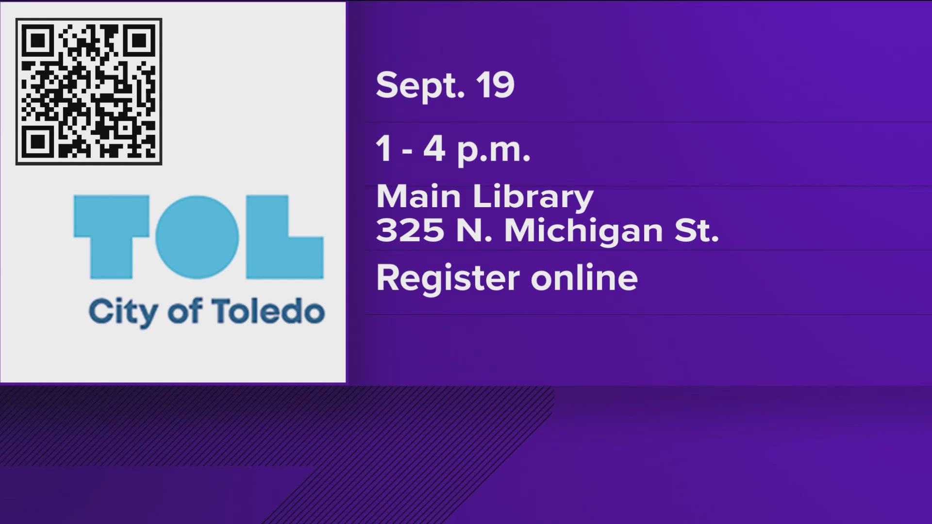 The summit is in response to a city of Toledo's 2022 disparity study and will take place Sept. 19 from 1-4 p.m. at the Main Library in downtown Toledo.